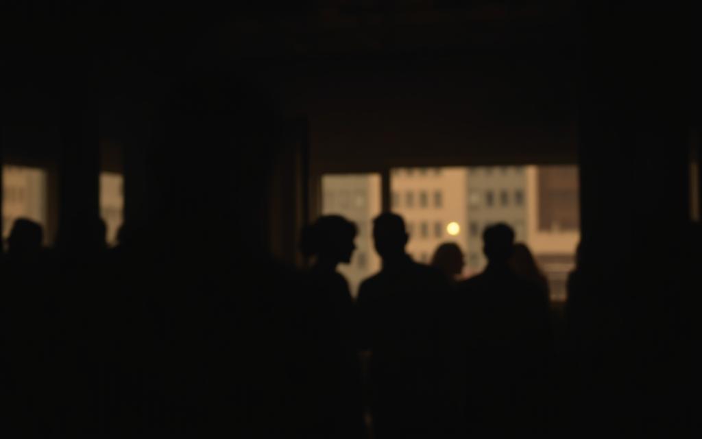 A dimly lit room, the air thick with tension. In the foreground, a tangle of subtle gestures - a furtive glance, a slight touch, a half-concealed smile. The middle ground reveals a pair of figures, their bodies angled towards each other, the space between them charged with unspoken emotions. In the background, a blur of shapes and shadows, hinting at the larger world beyond this intimate scene. The lighting is soft, creating a sense of intimacy and mystery, while the camera angle captures the subtlety of the relationship cues, inviting the viewer to piece together the underlying narrative.